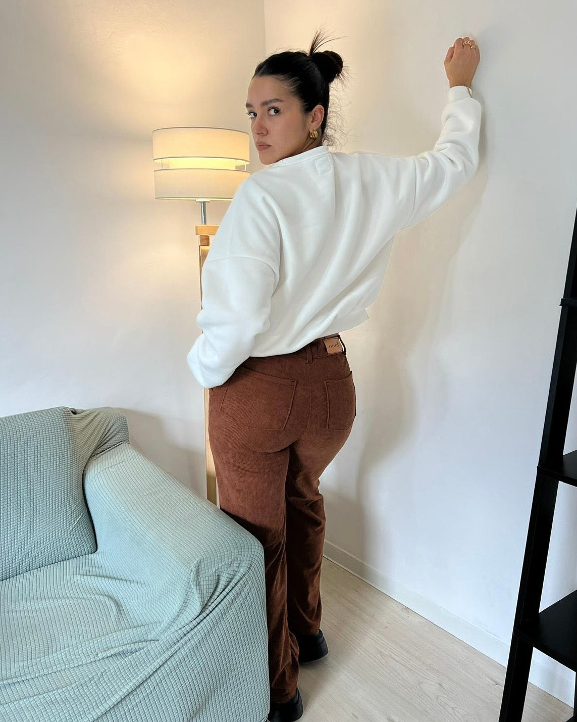 Pantalón de pana - chocolate
