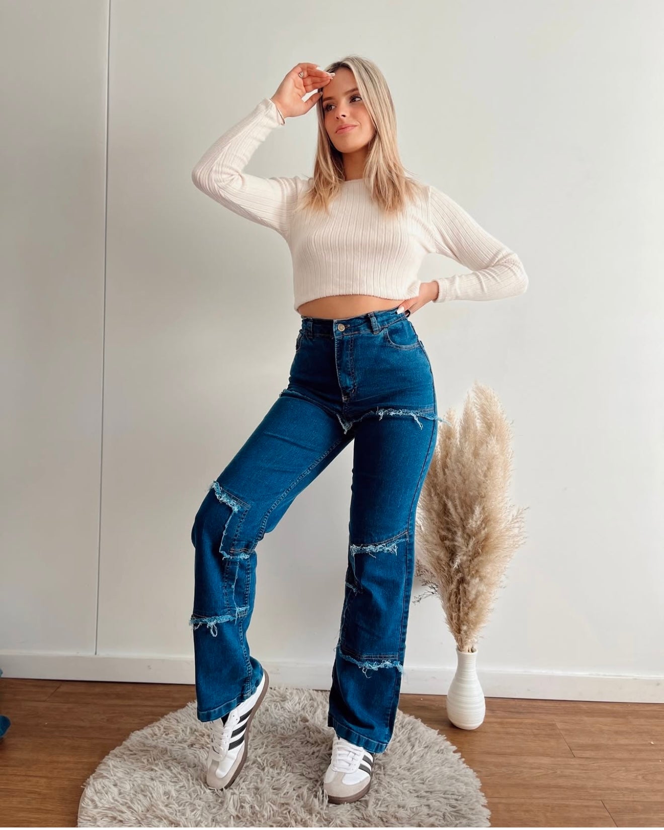 Jean con costuras