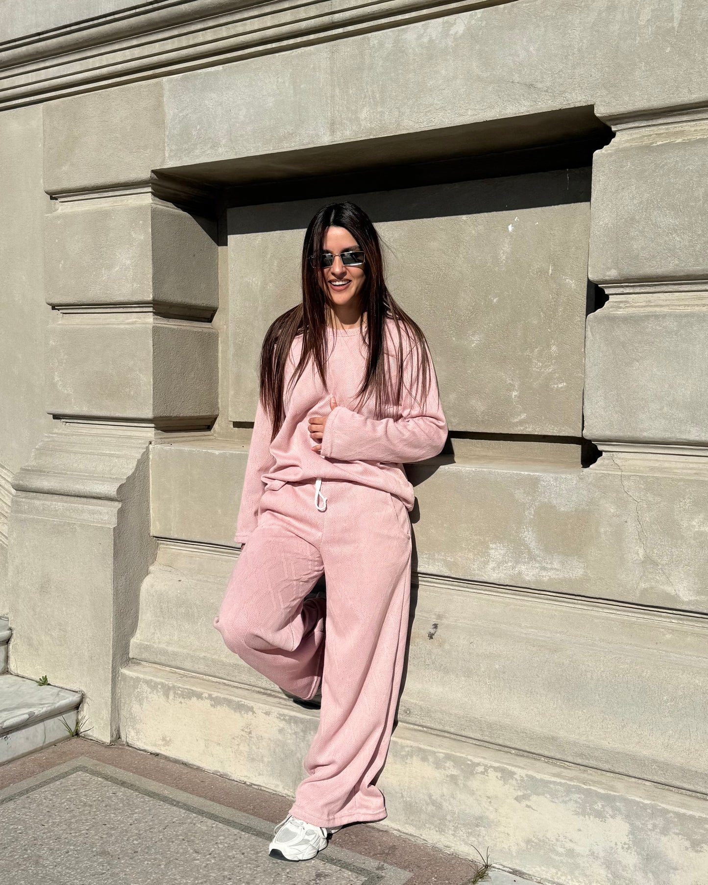 Conjunto milano - rosa claro