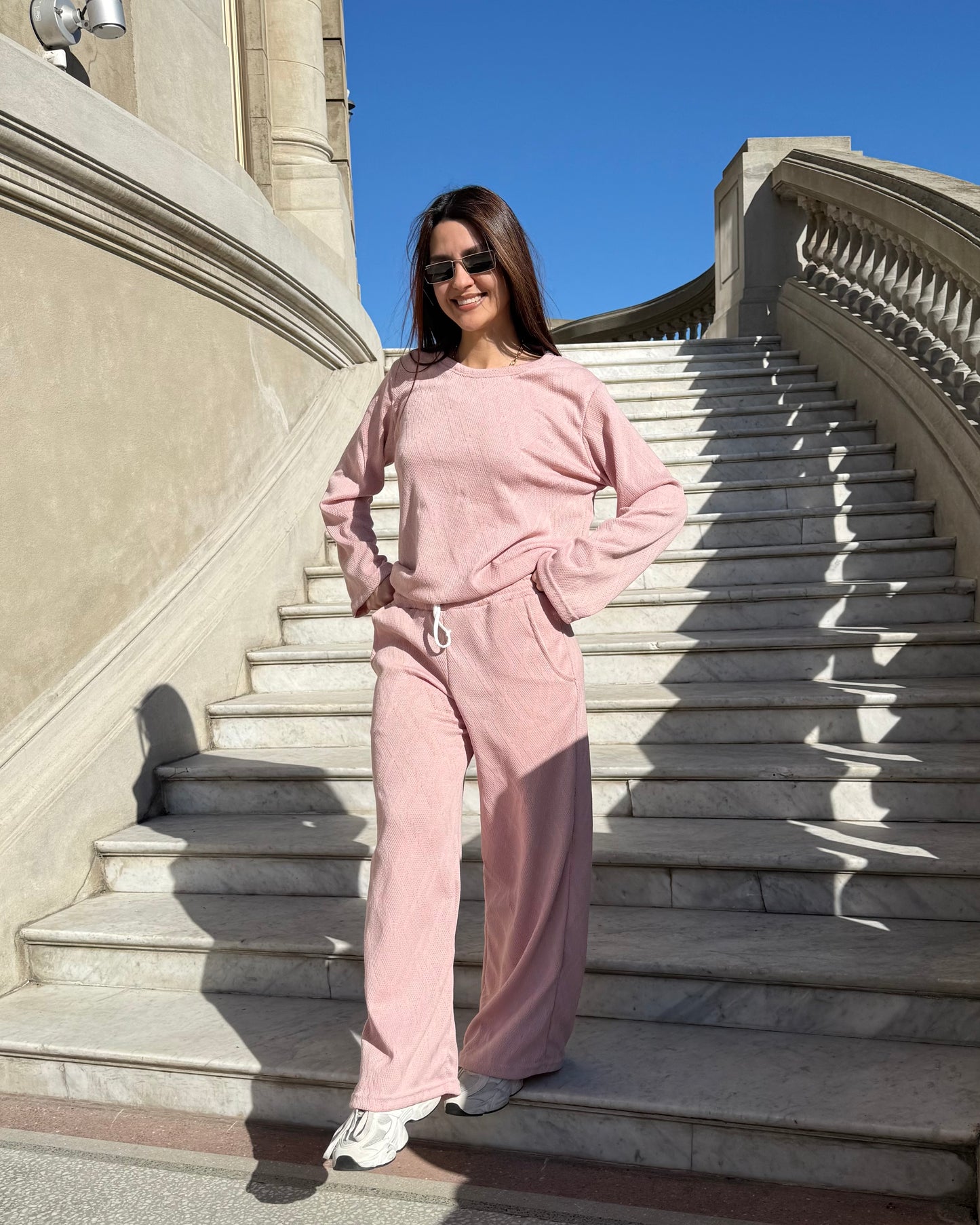 Conjunto milano - rosa claro