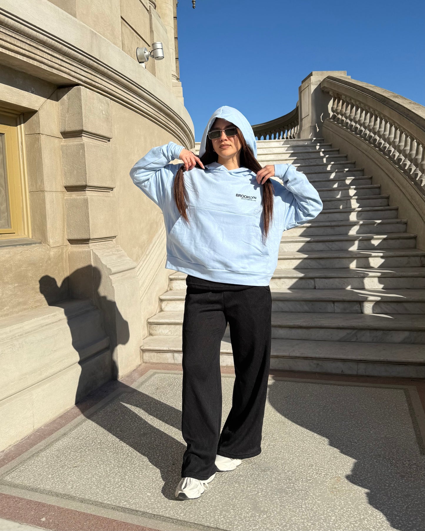 Buzo Brooklyn - celeste