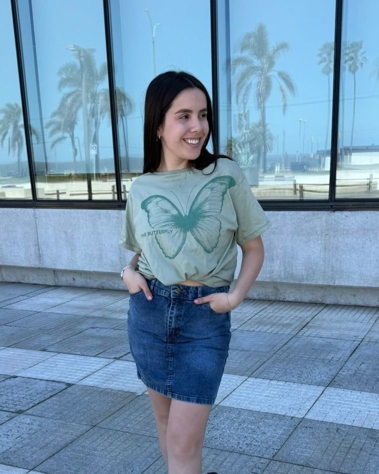 Remera butterfly - varios colores
