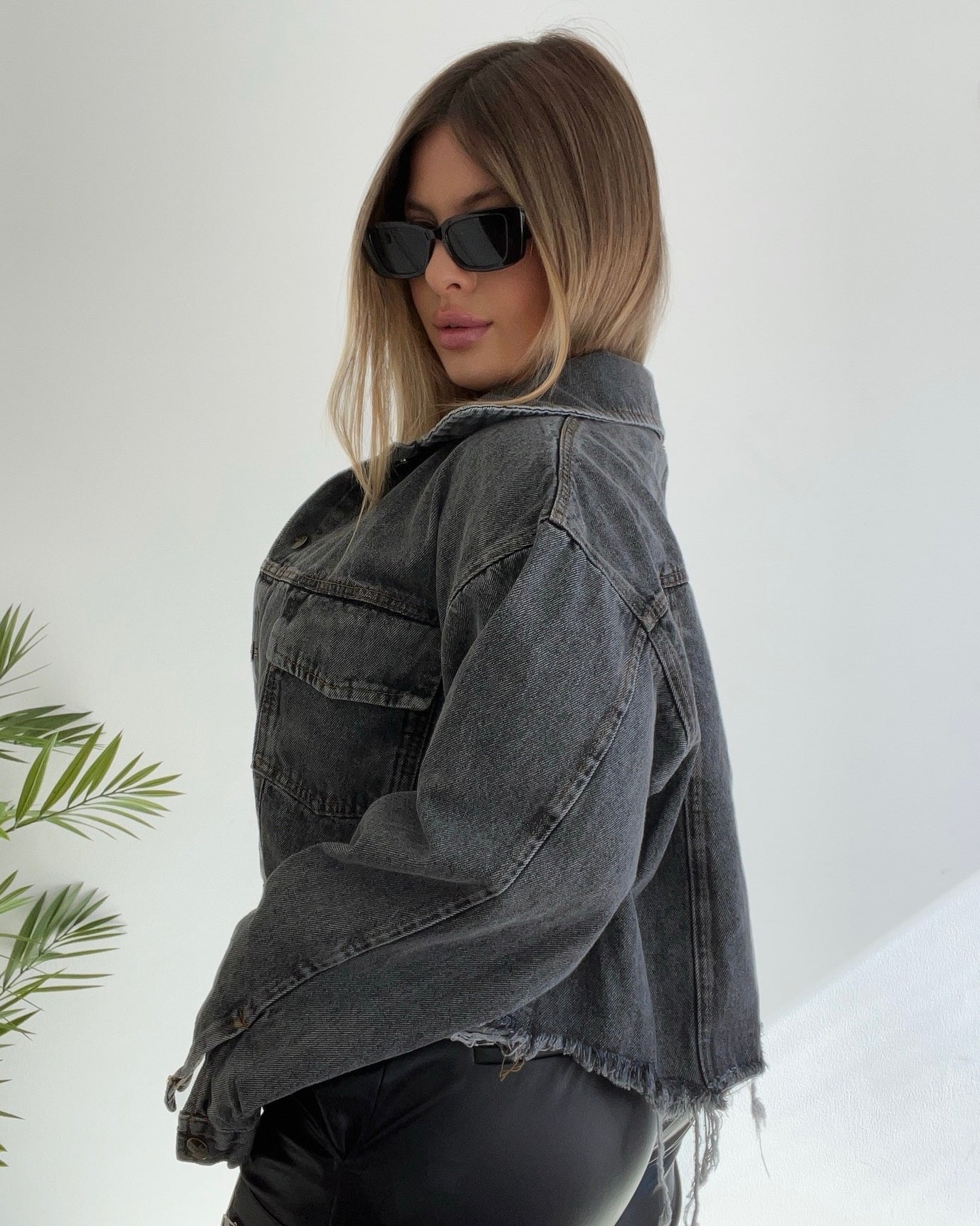 Campera Jean - Gris