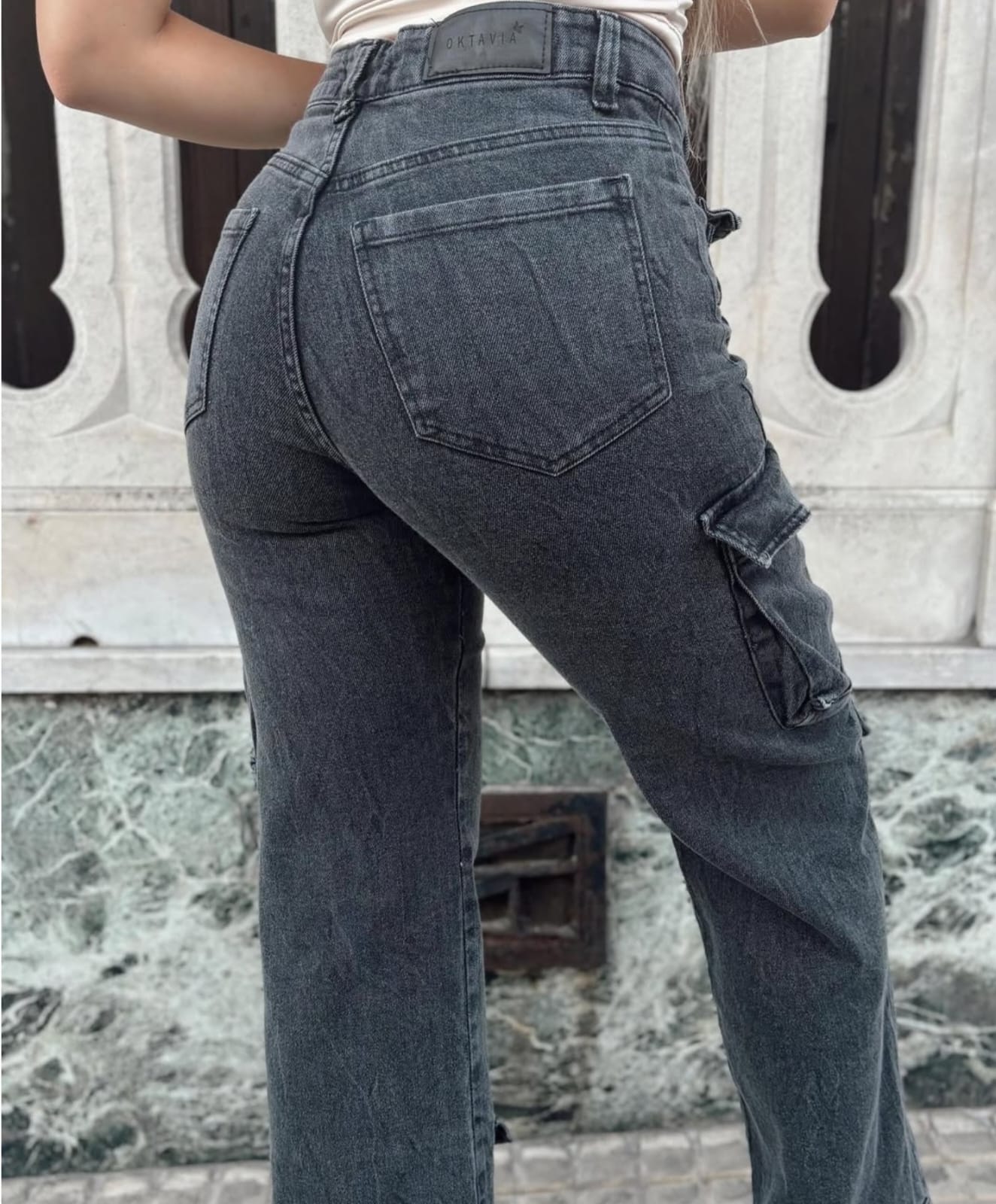 Cargo 5 bolsillos GRIS