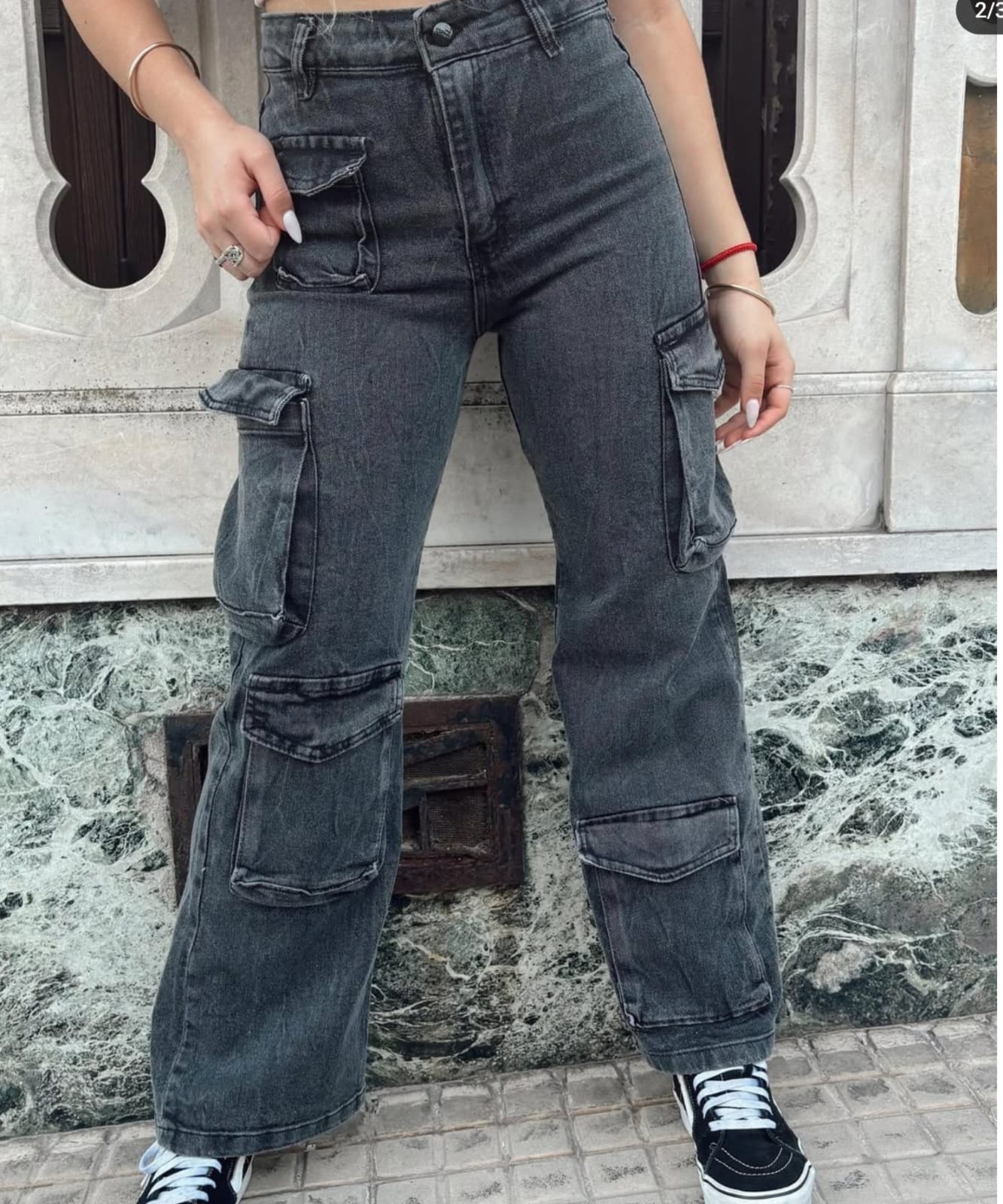 Cargo 5 bolsillos GRIS