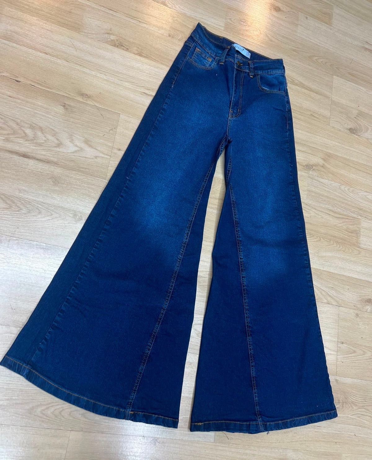Jean mega ancho - azul