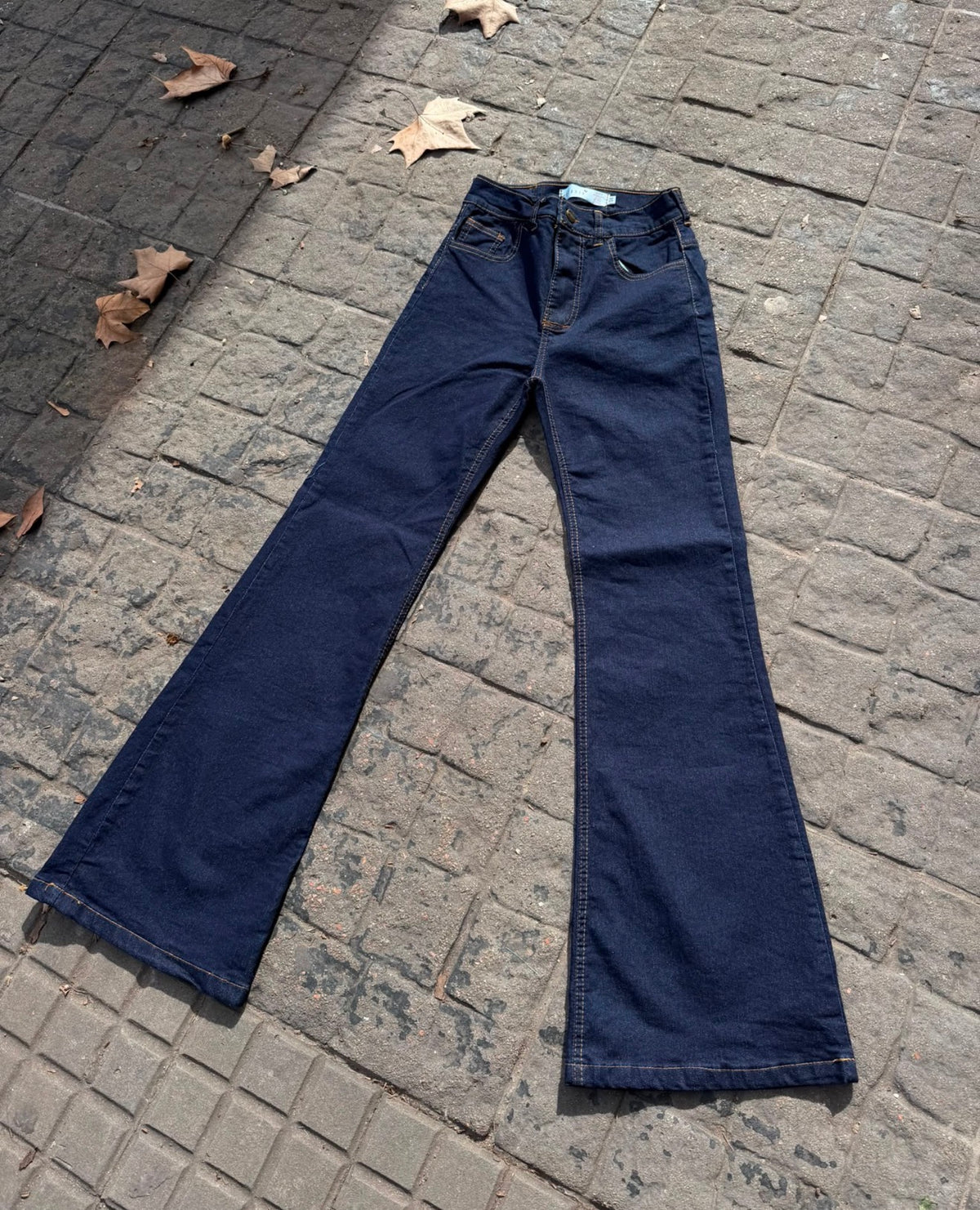 Jean semi Oxford - azul