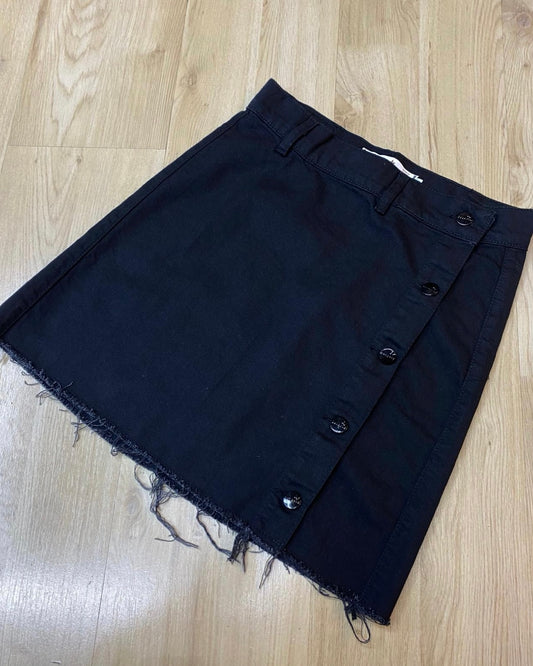 Mini abotonada - negra