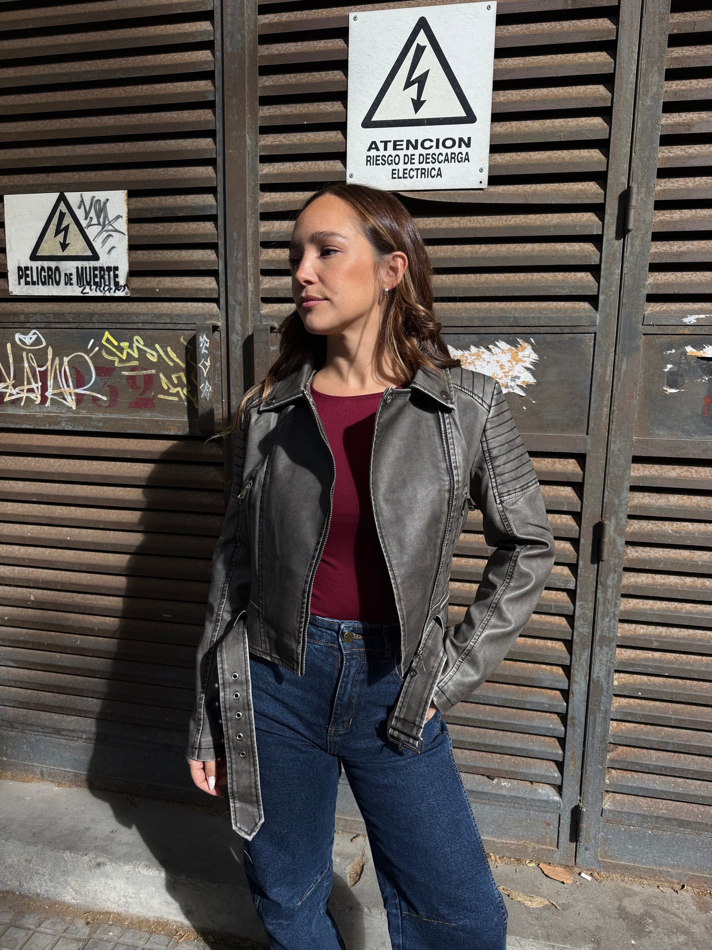 Campera zip