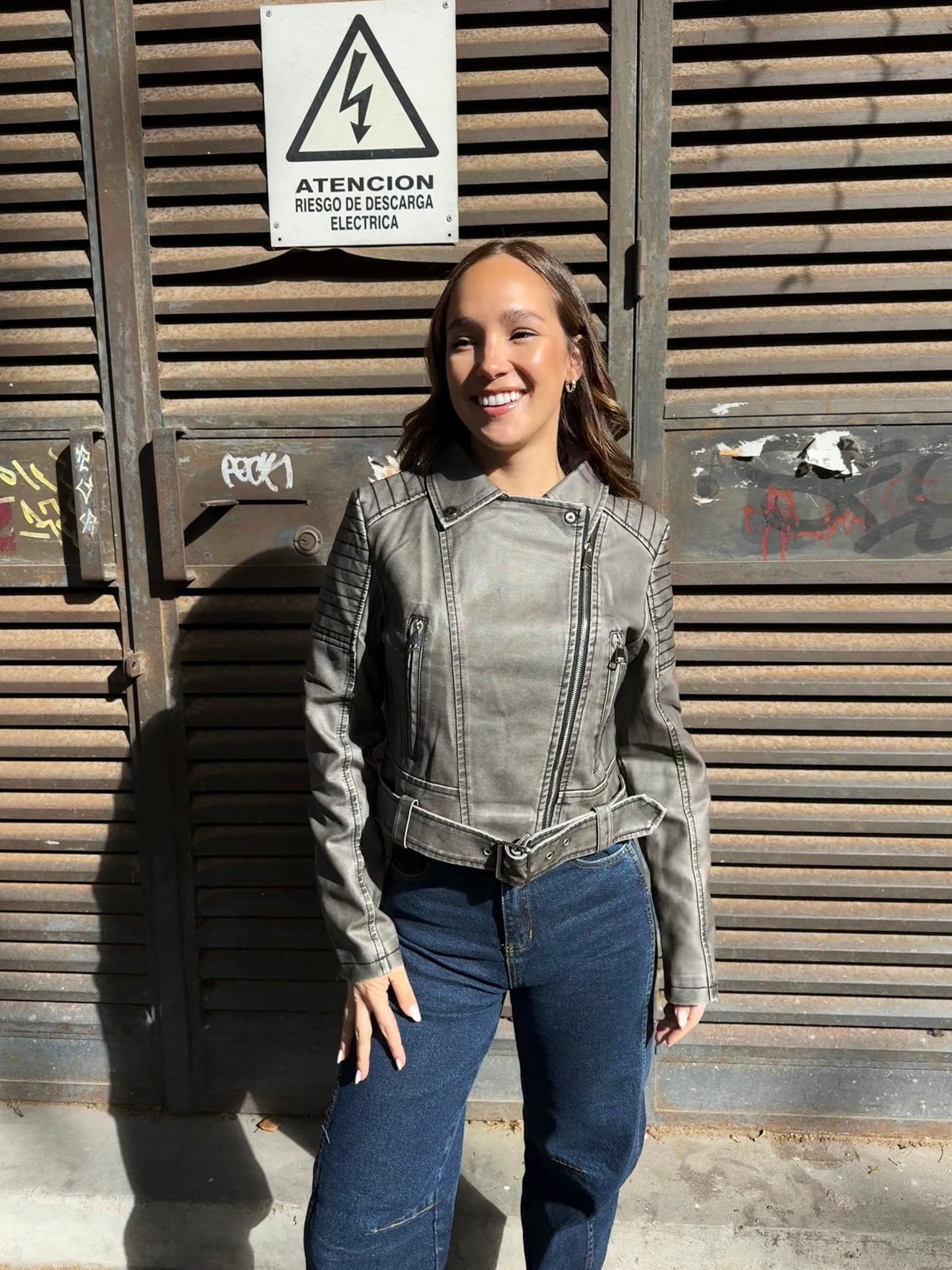 Campera zip