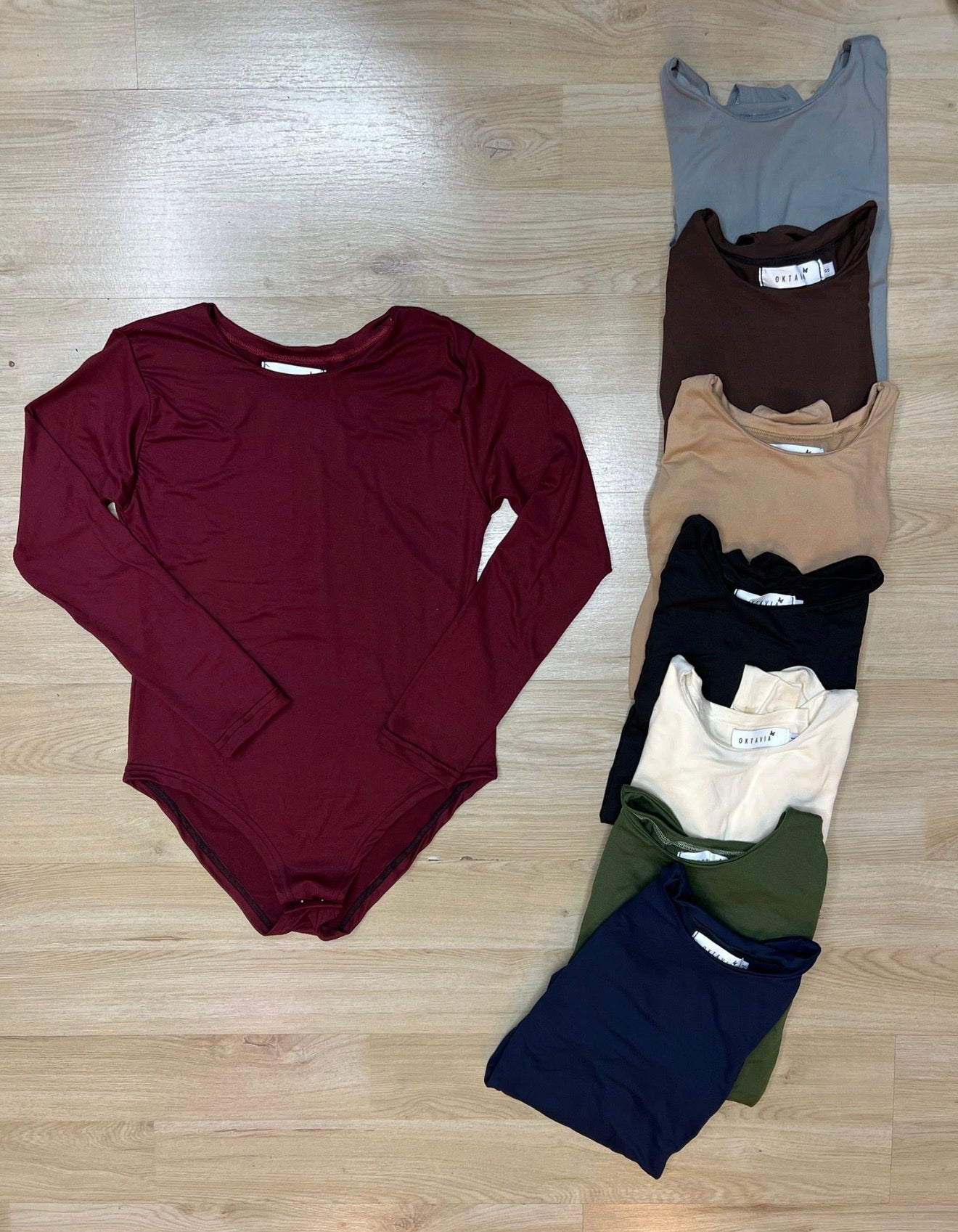 Body manga larga - varios colores