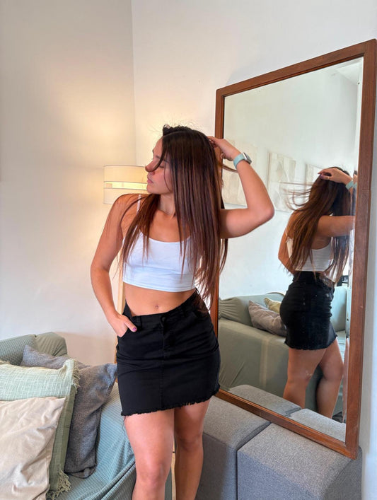 Mini negra - desflecada
